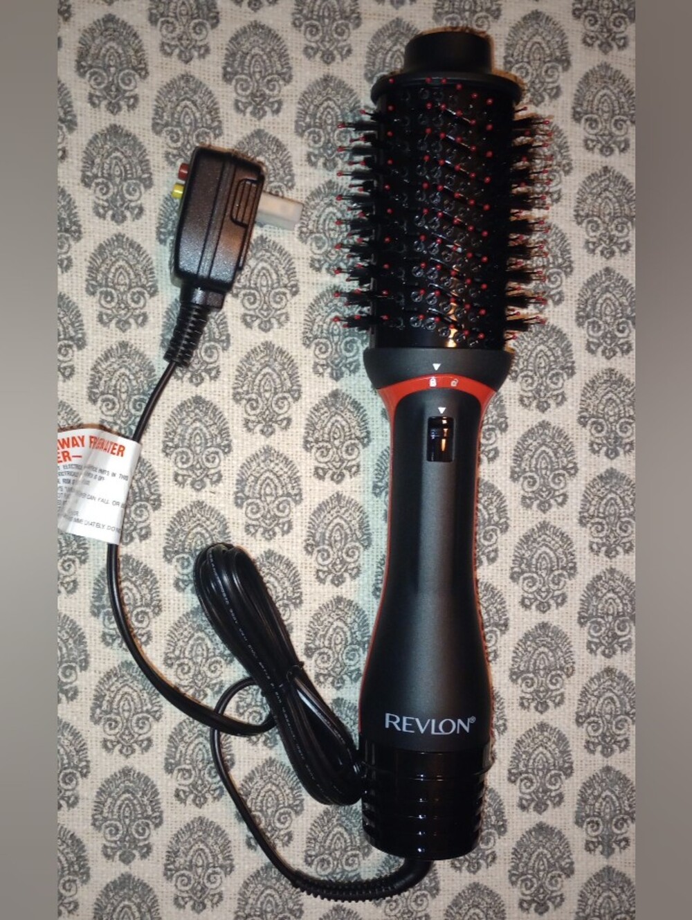 Revlon One-Step Volumizer PLUS Black and Red Styling Brush with Storage Case